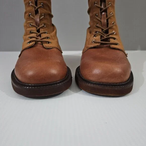 Free People Trickum Tall Lace Up Boot Womens Shoe Whiskey Brown EU Size 38 - Picture 5 of 14